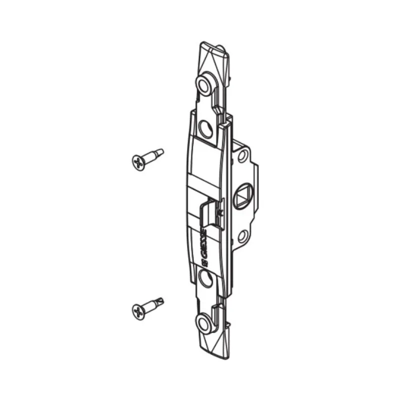 Finale Uitverkoop Movimento monodirezionale M180 01062 Giesse, per chiusura anta profilo Erre 40, lunghezza 163,7 mm, finitura Grezza