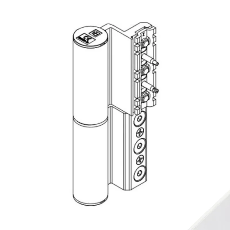 Bestel Nu Cerniera Fulcra 00701 Giesse per serramento, profilo Erre 40, registrabile, altezza 142 mm, portata 120-150 Kg, Alluminio finitura Bianco