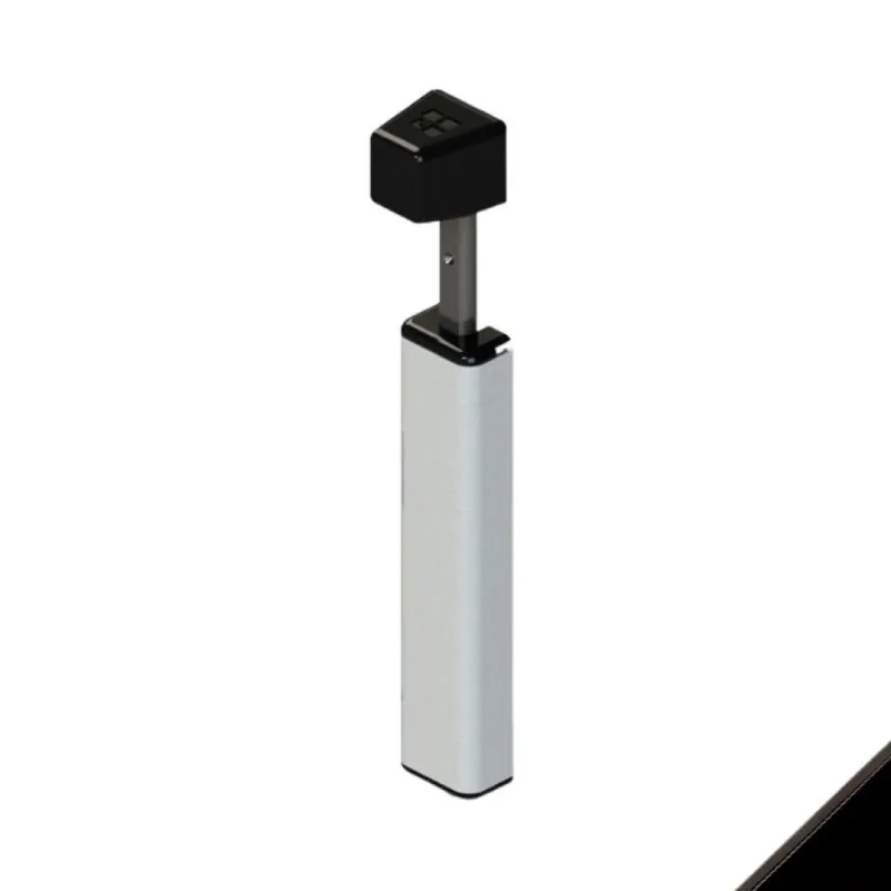 Catenaccio Bull 02180 Giesse per porta, lunghezza 205 mm, terminale 10 mm, Zama e Alluminio finitura Nero Tijdelijk Beschikbaar
