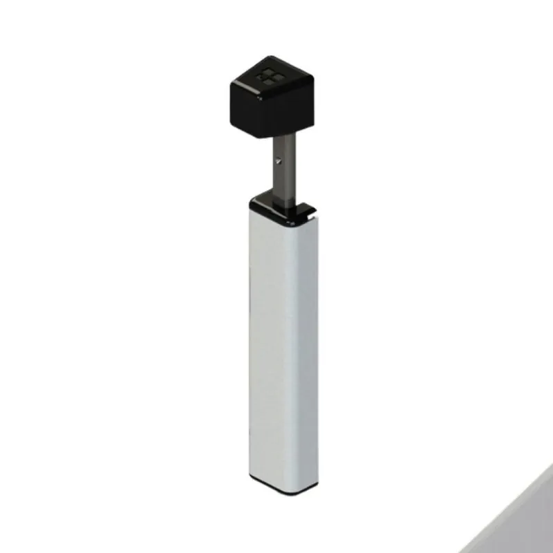 Catenaccio Bull 02180 Giesse per porta, lunghezza 205 mm, terminale 10 mm, Zama e Alluminio finitura Argento Direct Beschikbaar