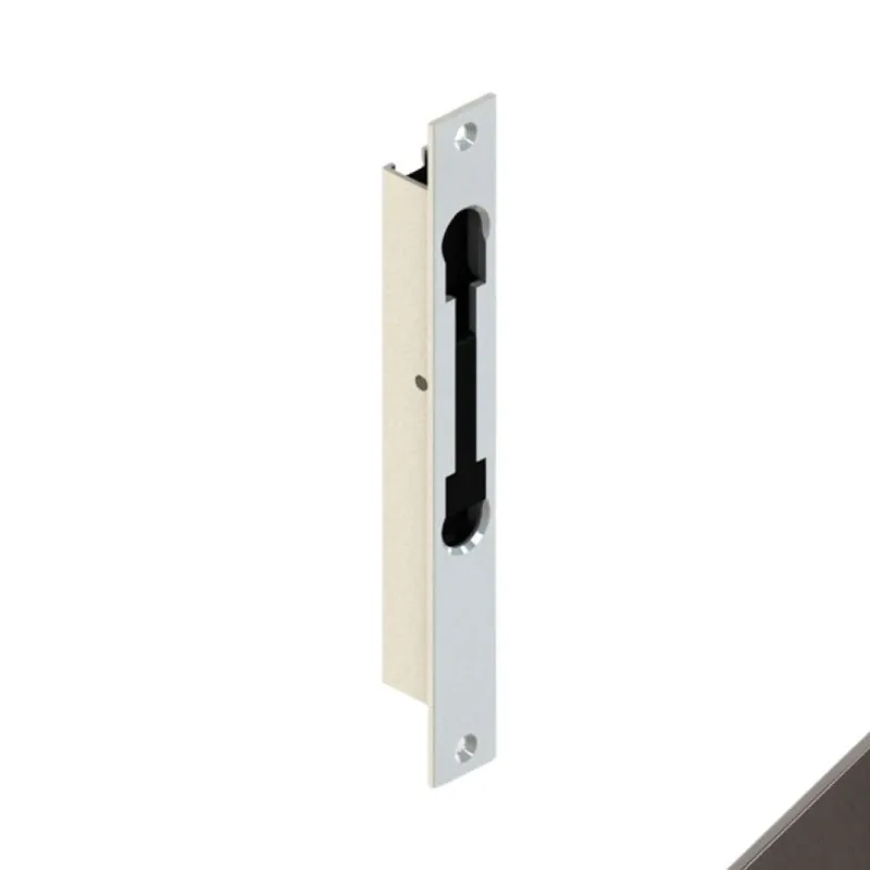Catenaccio Stelvio 02102 Giesse per porta, frontale larghezza 16 mm, Alluminio finitura Elettrogiesse Alleen Vandaag