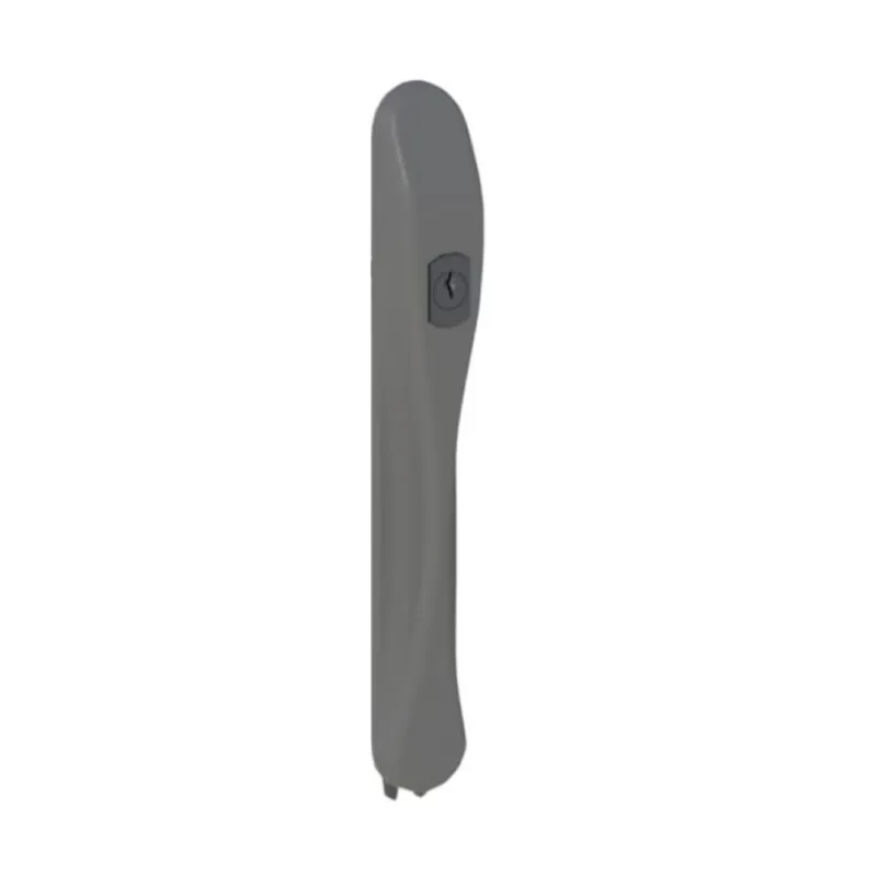 Veilige Betaling Maniglia esterna Brio 02967V Giesse per finestra scorrevole, chiusura a chiave, dimensione incasso 187x19,5 mm, Zama finitura Nero