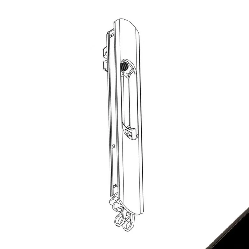 Maniglia incasso Brio Mini 02988 Giesse per finestra scorrevole, chiusura manuale, dimensione foro 167x19,5 mm, 2 molle, Alluminio finitura Nero Alleen Vandaag
