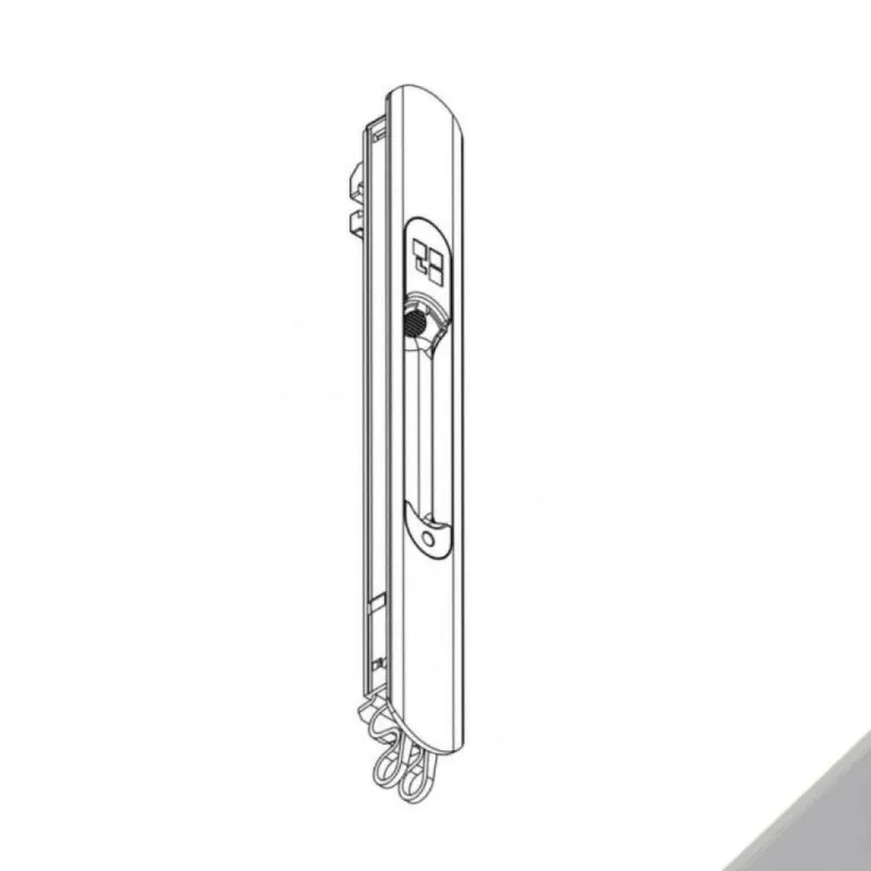 Maniglia incasso Brio Evo 02992 Giesse per finestra scorrevole, chiusura manuale, dimensione foro 185x19,5 mm, 2 molle, Alluminio finitura Argento Bestseller