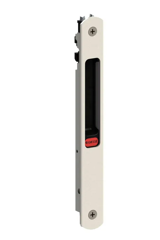 Maniglia incasso Pratika 03351 Giesse per finestra scorrevole, chiusura manuale, dimensione foro 187x19 mm, Alluminio finitura Nero Exclusieve Aanbieding