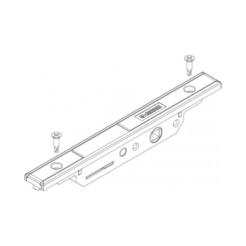 Koopje Movimento bidirezionale 01020 Giesse per apertura interna, lunghezza 215,5 mm, abbinabile profilo CU, materiale Zama