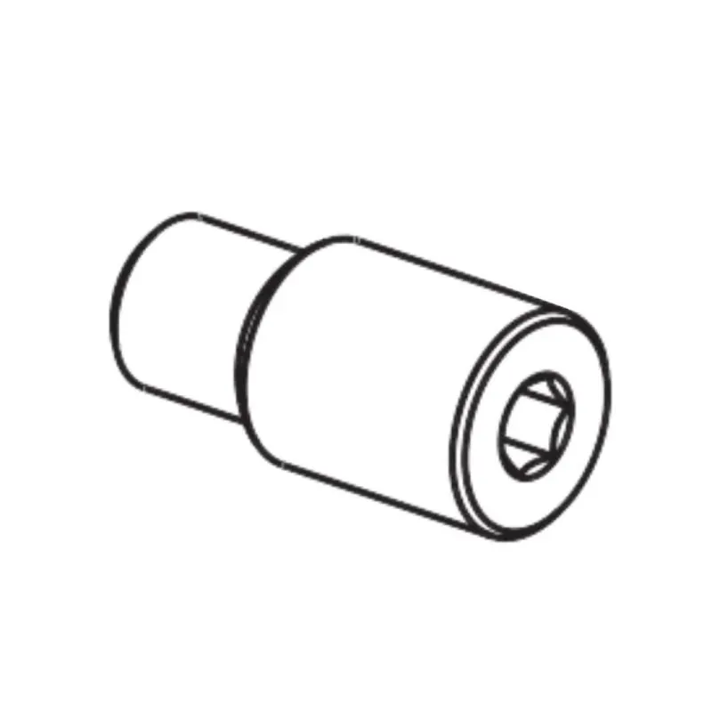 Aanbieding Perno di collegamento 02252K Giesse per fissaggio cremonese, diametro 7,9 mm, altezza 13 mm, filetto M6, Acciaio finitura Zincato