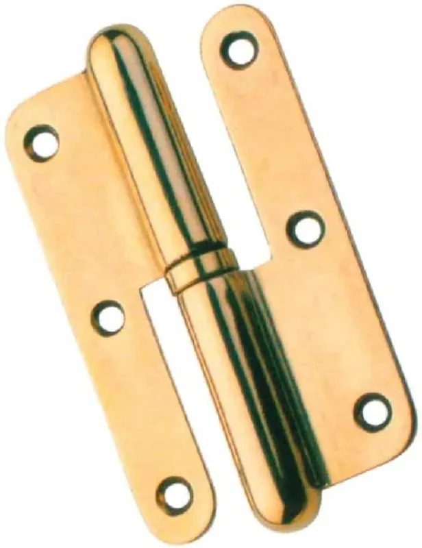 Cerniera in Ottone Paumelles apertura sinistra, per porte, 120 x 70 mm, finitura Bronzo Satinato Laatste Versie