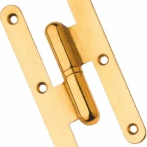 Gratis Retour Cerniera in Ottone Paumelles apertura Sinistra, per porte, 100 x 60 mm, finitura Oro Lucido
