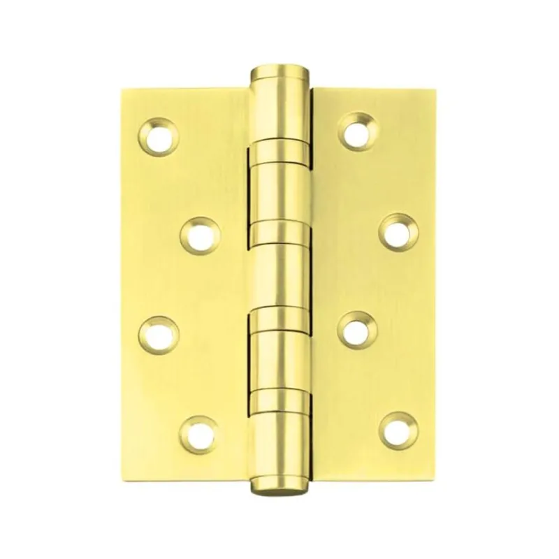 Gecertificeerd Cerniera a libro con cuscinetti per porta interna, dimensione 102x76 mm, Ottone finitura Lucido Verniciato