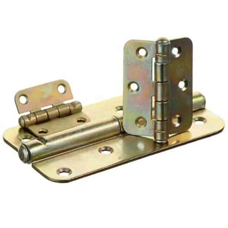 Populair Cerniera a libro senza cuscinetti, piatta, 76 x 76 mm, finitura Ottonato