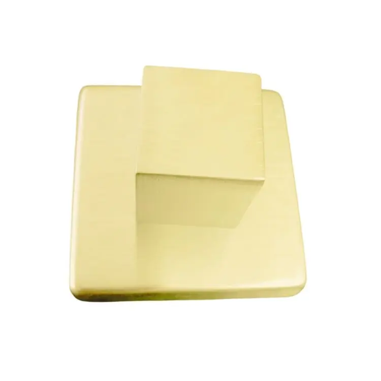 Koop Vandaag Nottolino su rosetta Ghidini per limitatore di apertura, rosetta quadra 50 mm, Ottone finitura Lucido