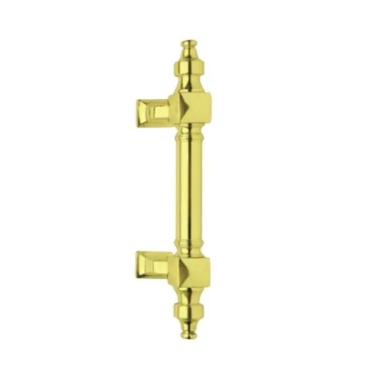 Laatste Kans Maniglione zancato Impero Ghidini per porta, interasse 147 mm, lunghezza 271 mm, Ottone finitura Lucido Verniciato