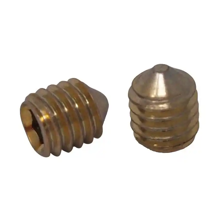 Confezione 2 grani filettati Ghidini per maniglia, dimensioni M6x7 mm, finitura Tropicalizzato Direct Verzonden
