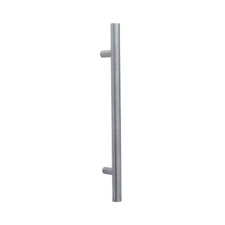 Koopje Maniglione diritto Steel 117 Ghidini per porta, interasse 300 mm, lunghezza 400 mm, diametro 25 mm, Acciaio Inox finitura Satinato