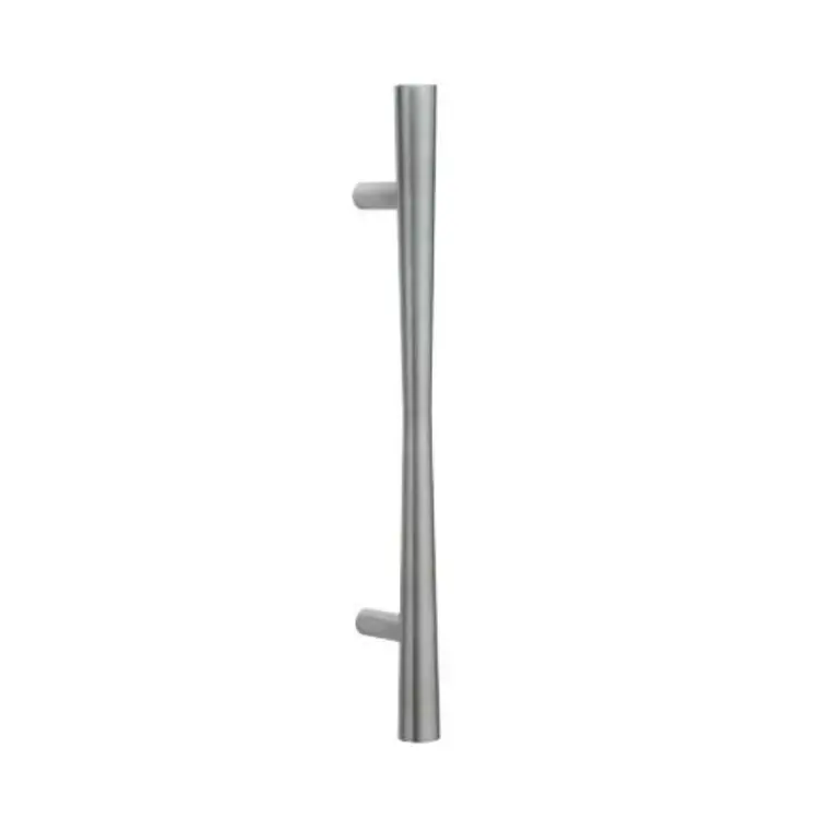 Maniglione diritto Steel 116 Ghidini per porta, interasse 300 mm, lunghezza 450 mm, diametro 30 mm, Acciaio Inox finitura Satinato Op = Op