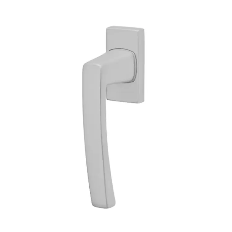 Martellina DK Q7X33 per finestre, Ghidini serie Seven, quadrata con bussole 9,5 mm, in Alluminio, finitura Argento Lage Prijs