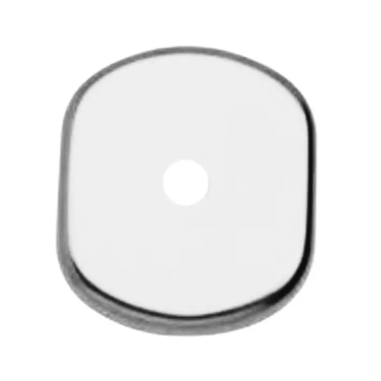 Bestel Nu Bocchetta Ghibli 2 Ghidini per cilindro con codolo, foro da 10 mm, dimensione 61x70 mm, Alluminio finitura Argento F1