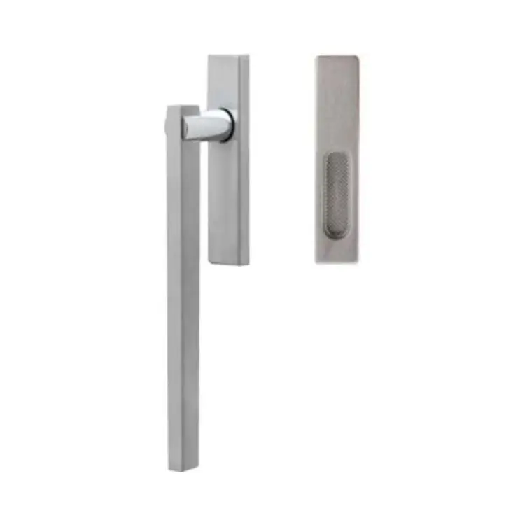 Maniglione singolo Euclide Ghidini per alzante scorrevole, con nicchia esterna, Zalor/Alluminio finitura Cromo Lucido/Argento Speciale Aanbieding