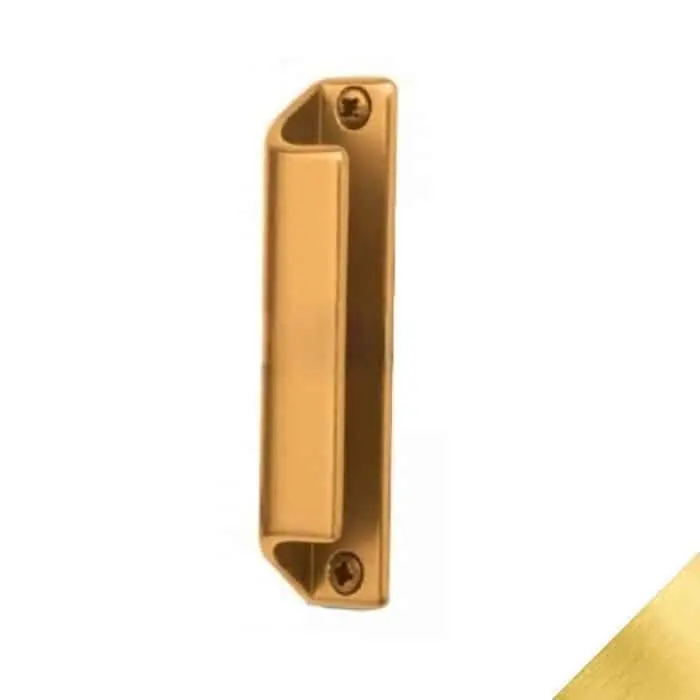 Laatste Versie Maniglietta per porte, Ghidini serie 6010, in Alluminio, finitura Oro