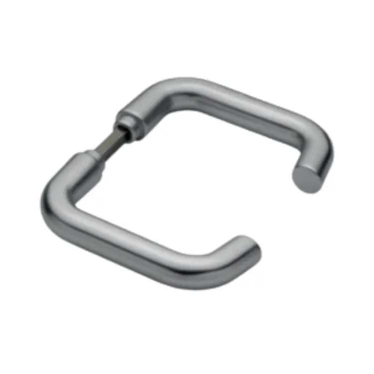Superprijs Maniglia Europa 238 Ghidini per porta, senza rosetta e bocchetta, quadro 8 mm, Alluminio finitura Argento F9