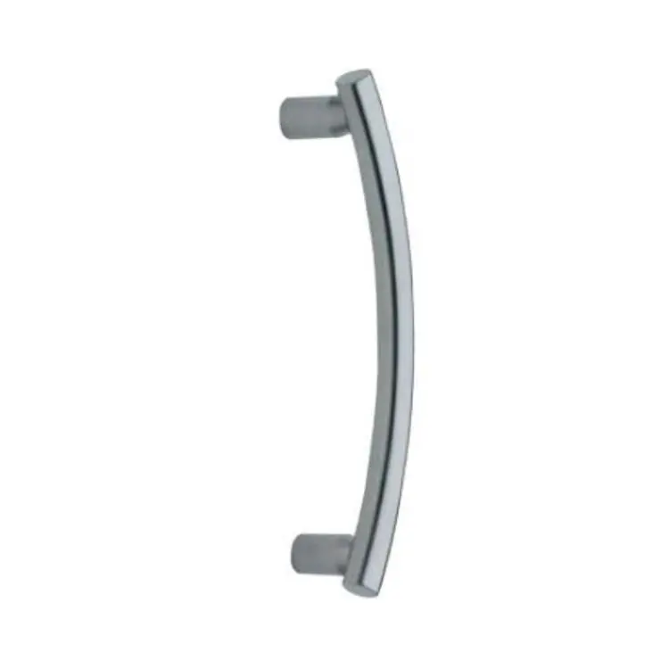 Betaalbaar Maniglione zancato Steel 101 Ghidini per porta, interasse 252 mm, diametro 22 mm, Acciaio Inox finitura Satinato