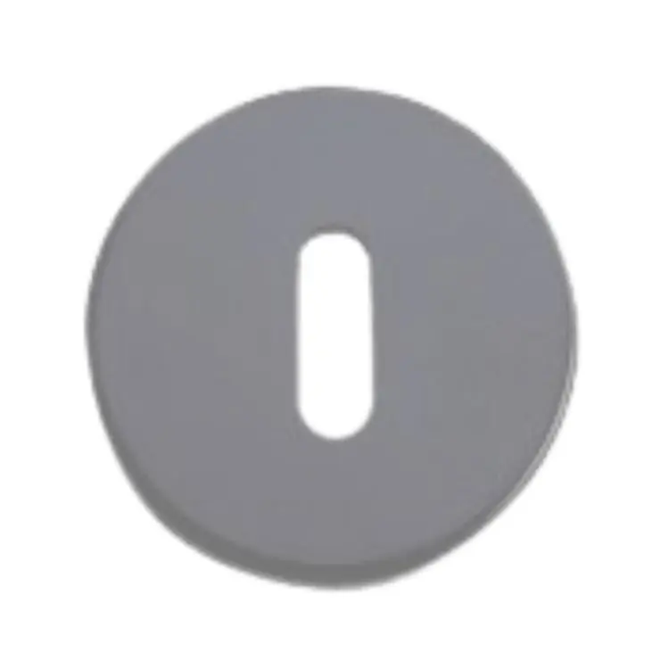 Op = Op Bocchetta tonda Minny Ghidini per maniglia, foro Patent, diametro 50x7 mm, Nylon finitura Grigio