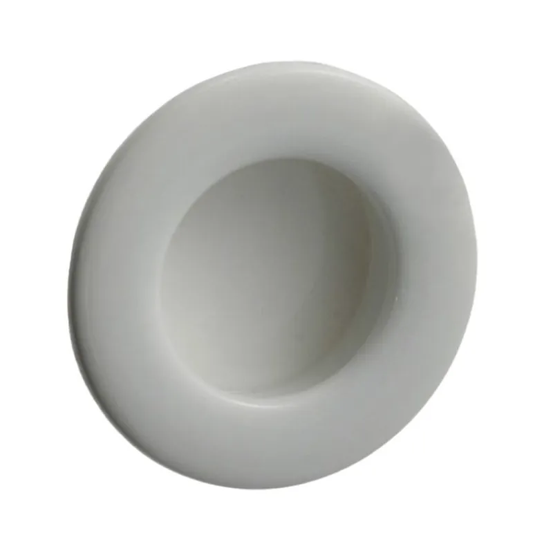 Direct Verzonden Maniglia incasso Minny Ghidini per mobile, diametro foro 40x10 mm, esterno 48x2 mm, Nylon finitura Bianco