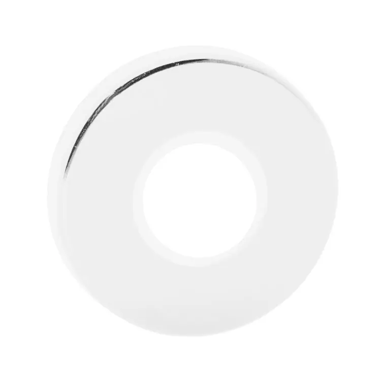 Fabrieksprijs Rosetta tonda Minny Ghidini per maniglia, diametro 50x7 mm, Nylon finitura Bianco