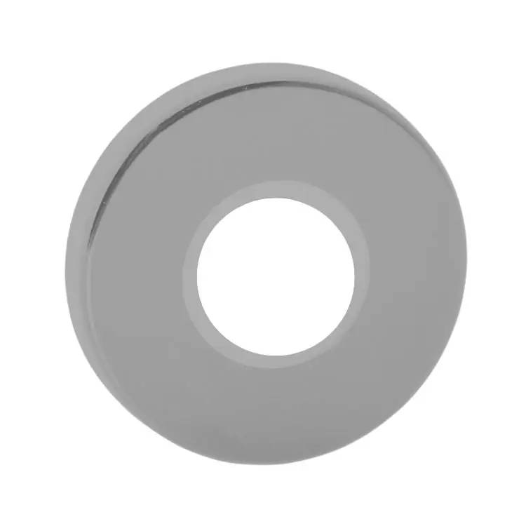 Rosetta tonda Minny Ghidini per maniglia, diametro 50x7 mm, Nylon finitura Grigio Shop Nu