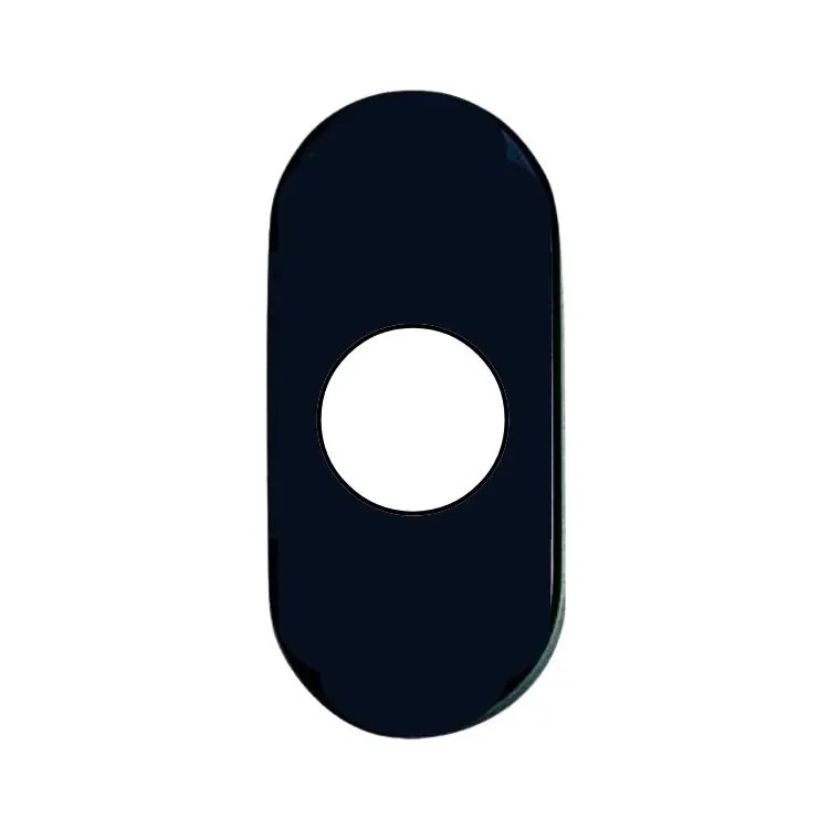 Bestel Nu Rosetta ovale Minny Ghidini per maniglia, dimensione 64x30 mm, Nylon finitura Nero
