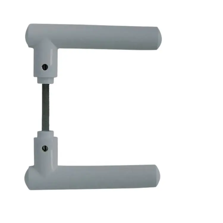 Premium Maniglia Minny Ghidini per porta interna, senza rosetta e bocchetta, quadro 8 mm, Nylon finitura Grigio