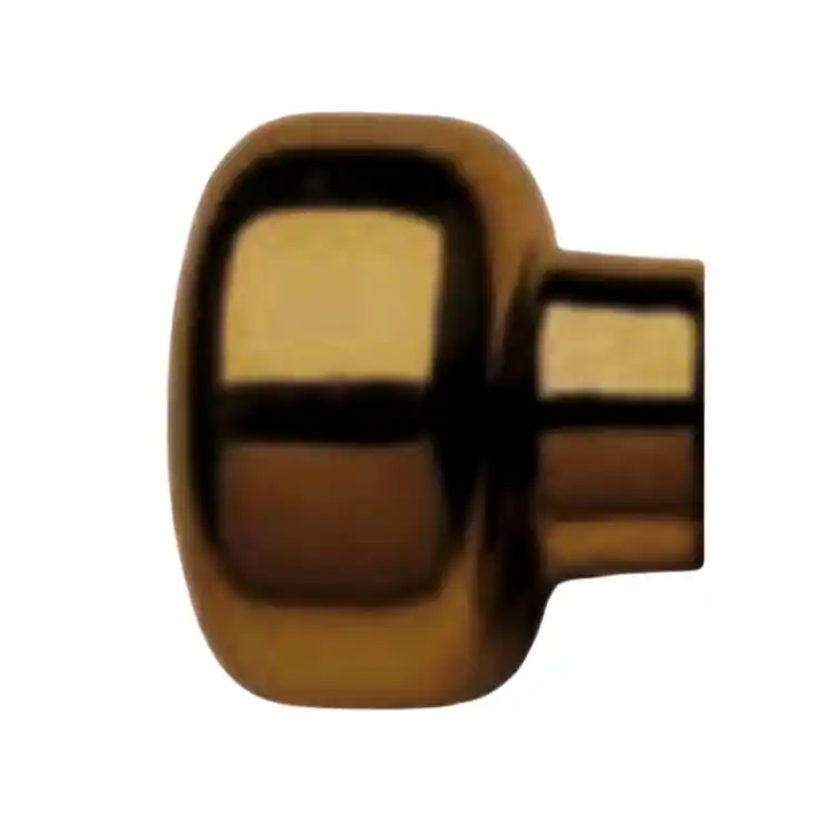 Aanbieding Pomolo Universal Ghidini per cilindro con codolo, dimensione 35x32 mm, foro tondo 8 mm, senza rosetta, Alluminio finitura Bronzo F4
