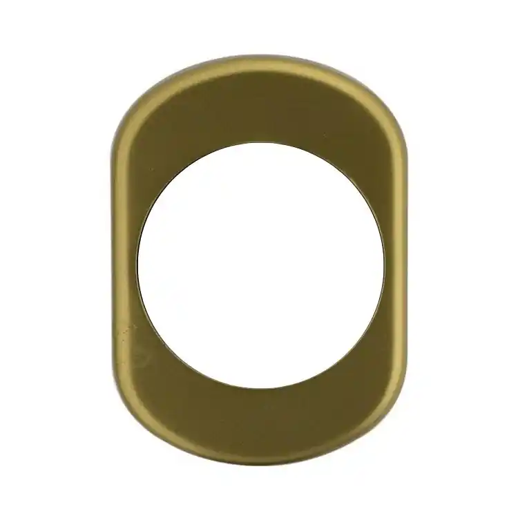 Bocchetta Ghibli Ghidini per porta blindata, foro defender da 50 mm, dimensione 61x85 mm, Alluminio finitura Bronzo F4 Seizoensaanbieding