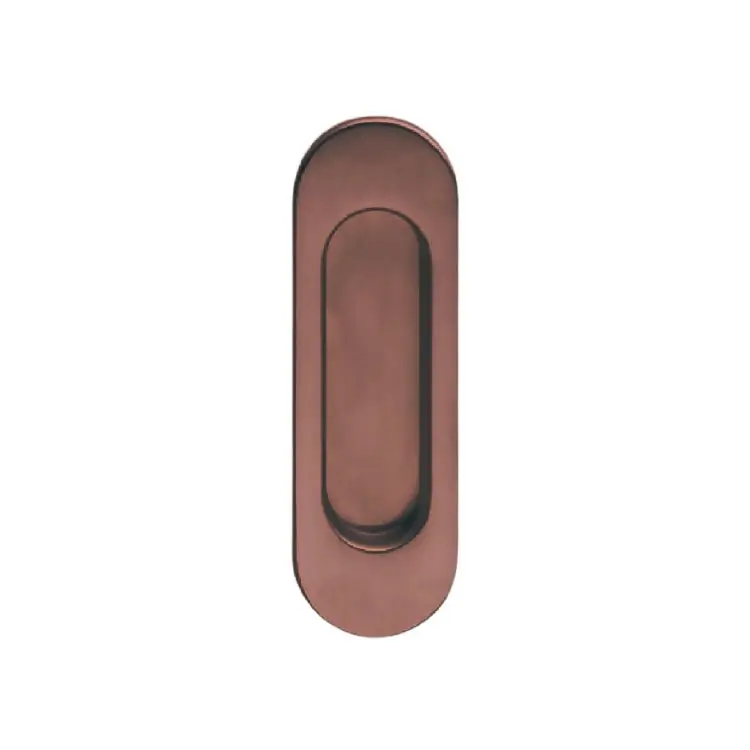 Maniglia incasso Ghidini Ovale Copriviti per porta scorrevole, ovale, Ottone finitura Graffiato Verniciato Speciale Aanbieding