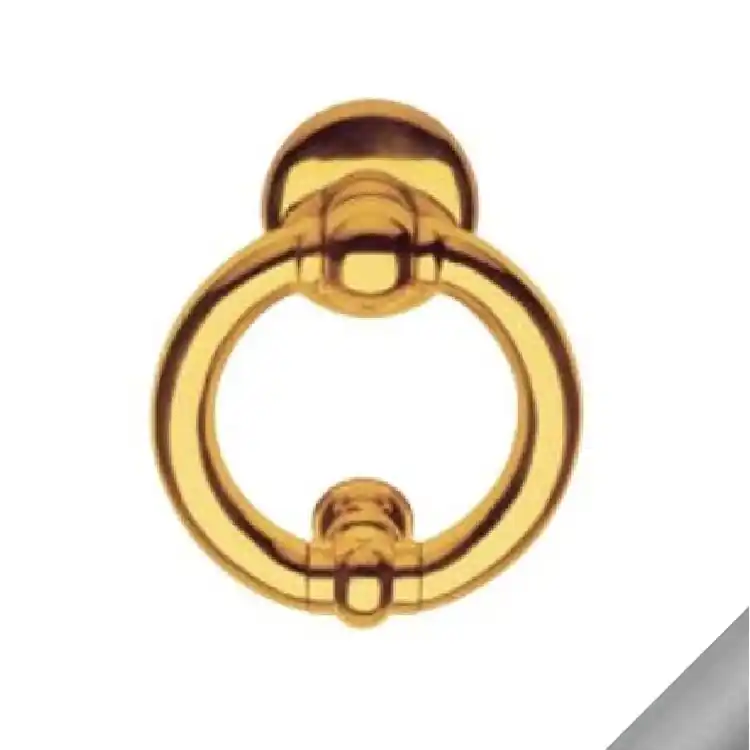 Aanbieding Battente ad anello, per porta d‘ingresso, Ghidini serie Anello, in Ottone, finitura Cromo Satinato