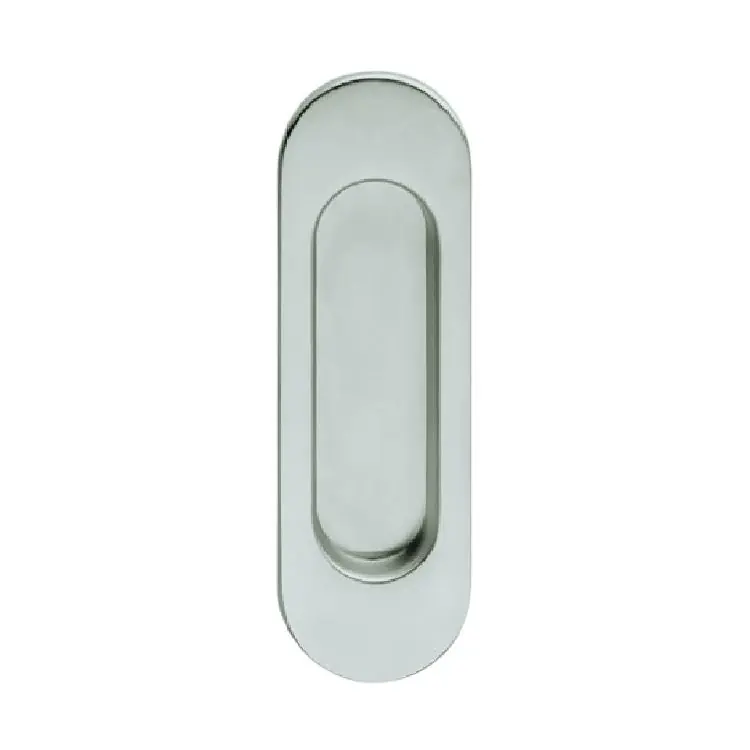 Maniglia incasso Ghidini Gioia per porta scorrevole, ovale, Ottone finitura Cromo Lucido Flitsaanbieding