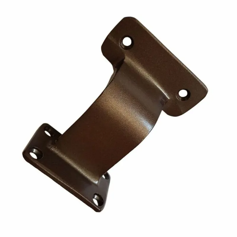 Supporto per corrimano Ghidini 492351, doppia base rettangolare, Ottone finitura Bronzato Gereduceerde Prijs