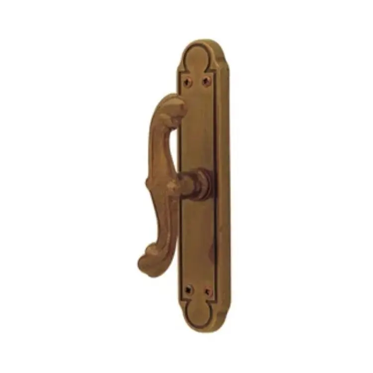 Cremonese Barocco Ghidini per finestra, impugnatura a croce, movimento gratz con quadro 7x40 mm, Ottone finitura Brunito Opaco Voordeelprijs