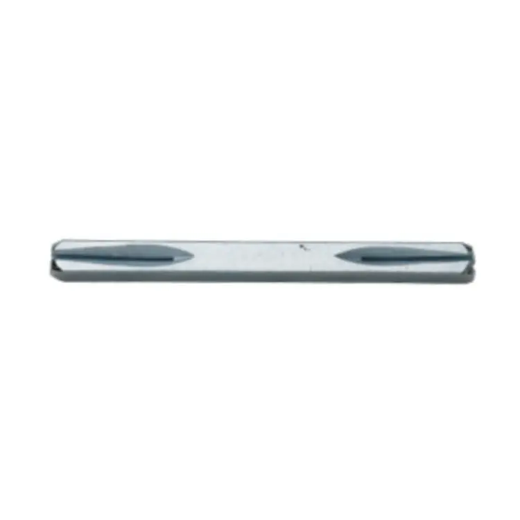 Quadro fresato pieno Ghidini per maniglia, sezione 8x8 mm, lunghezza 100 mm, finitura Zincato Laatste Versie