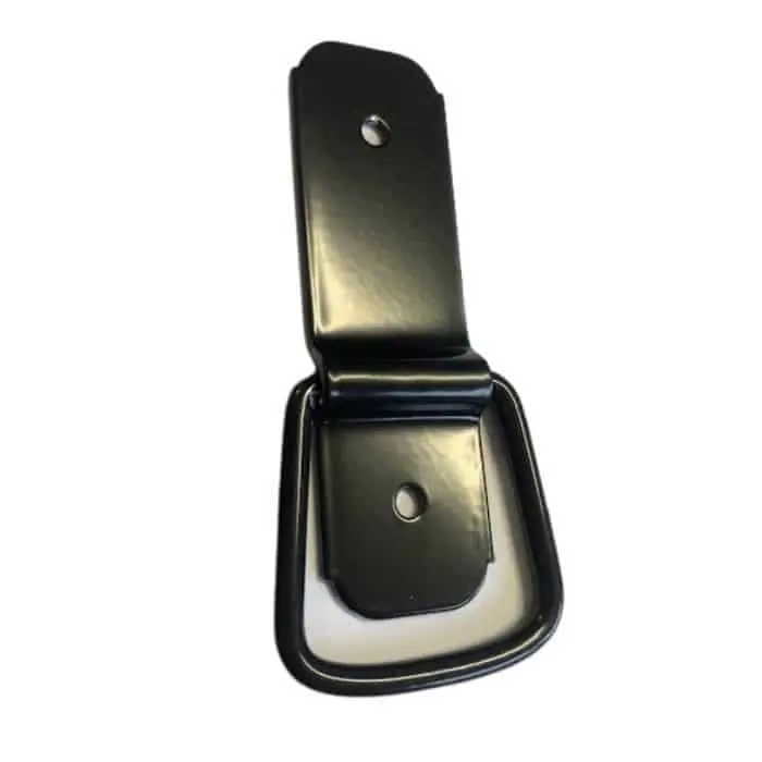 Maniglia per persiane 7501, lunghezza 130 mm, finitura Verniciato Nero Premium