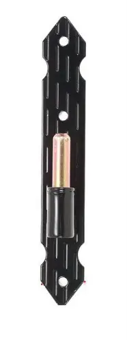 Finale Uitverkoop Cardine su piastra serie lancia, cardine diametro 12, piastra da 180 mm, finitura Nero