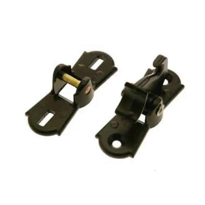 Populair Fermaiposte automatico a muro Didieffe FFP0010900IN, finitura Nero Ral 9005