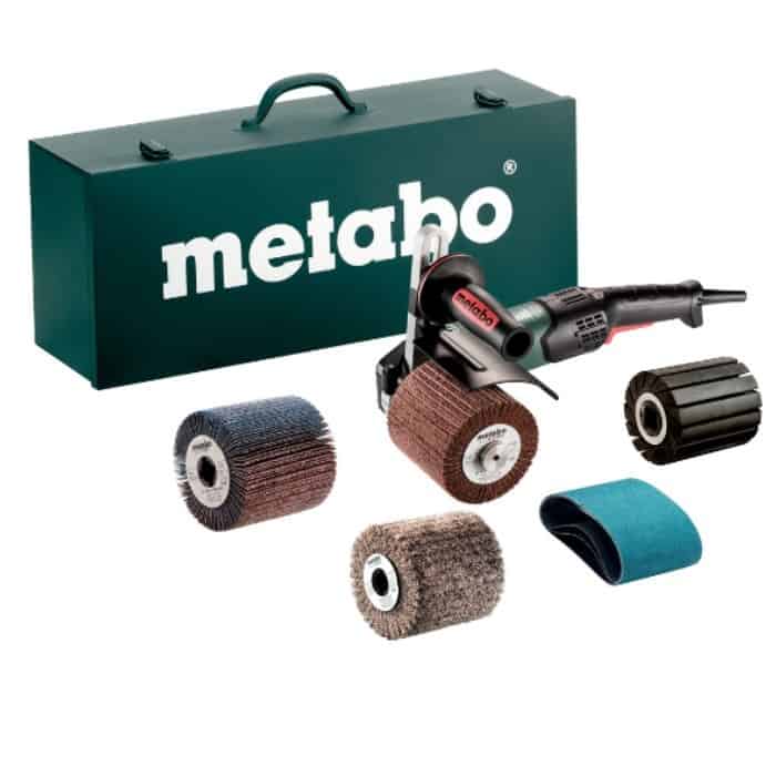 Satinatrice elettrica Metabo SE17-200 RT Set con accessori, universale, potenza 1700 W, diametro 100-200 mm Alleen Vandaag
