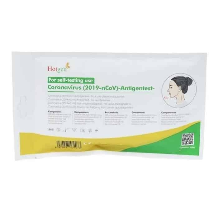 Aanbieding Tamponi nasali antigienici rapidi per uso auto diagnostico Hotgen, Test Rapido Antigenico Covid 19