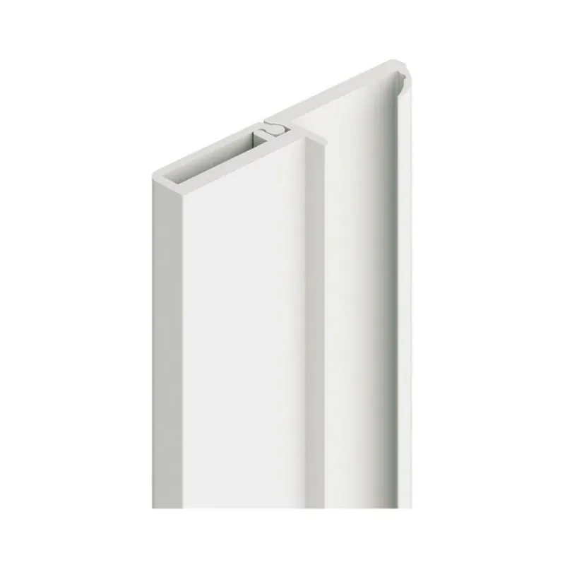 Uitverkoop Profilo di battuta Komplast in Pvc per armadio, lunghezza 3000 mm, finitura Bianco