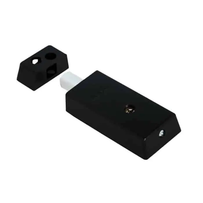 Voordeelprijs Serratura ad applicare OMR con chiave a spillo, dimensioni 75x36,3 mm, colore Nero