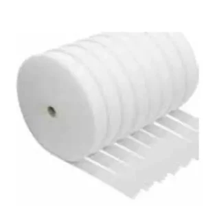 Rotoli in polietilene espanso PE, altezza 100 mm, spessore 3 mm, finitura Bianco Uitverkoop