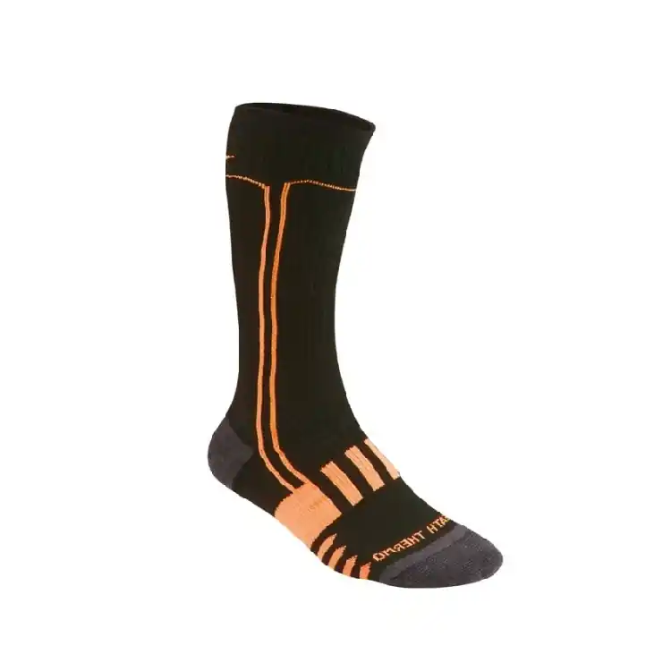 Calza termica uomo Short Socks Mizuno da lavoro, corta taglia L, colore Nero e Arancio Direct Verzonden