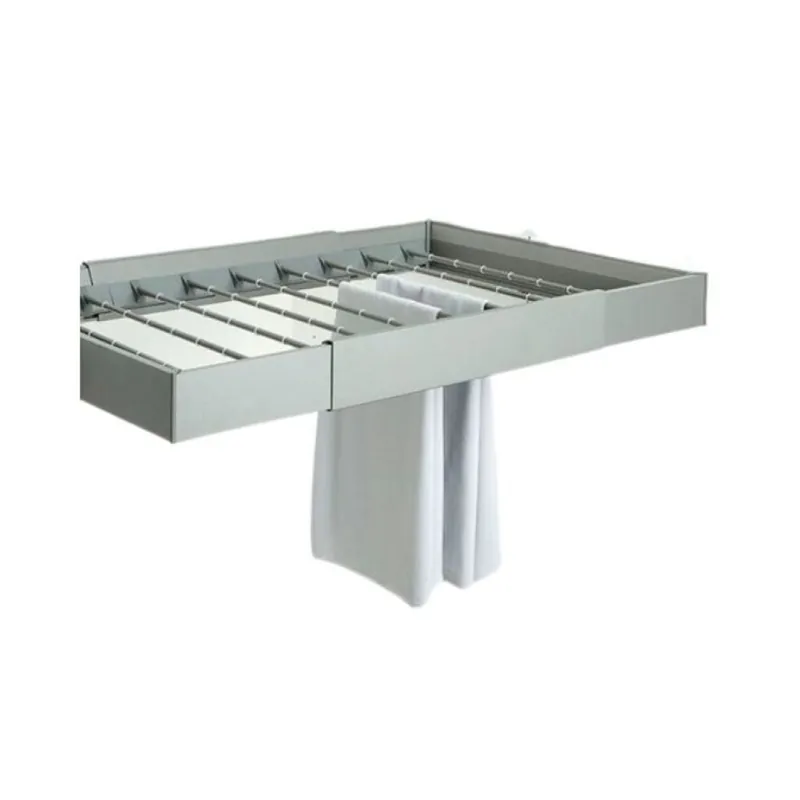 Lage Prijs Set 4 tubetti Papillon Servetto per portapantaloni, lunghezza 400 mm, diametro 8 mm, finitura Piombo